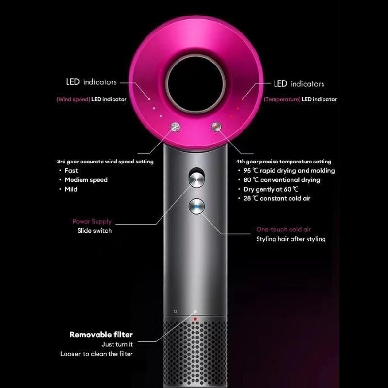 Dyson Supersonic Hair Dryer (Fuchsia Pink)