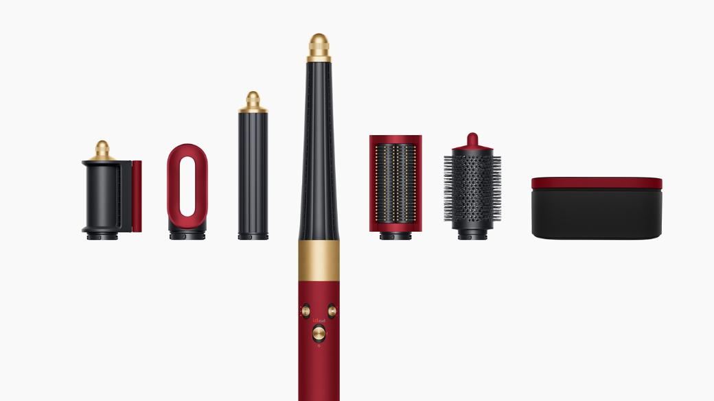 Dyson Airwrap i.d.™ multi-styler and dryer - Straight+Wavy (Red Velvet/Gold)