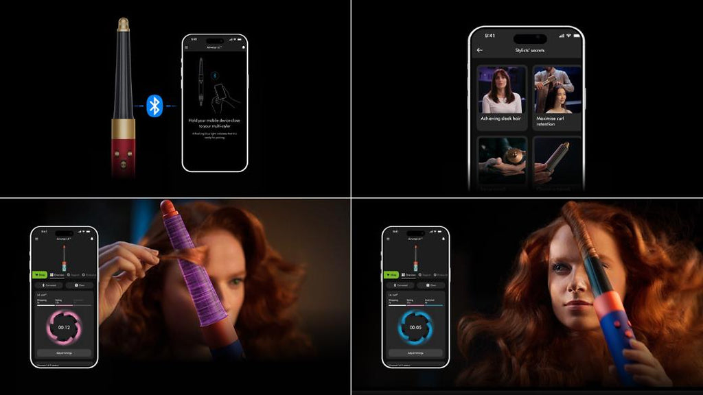 Dyson Airwrap i.d.™ multi-styler and dryer - Straight+Wavy (Red Velvet/Gold)