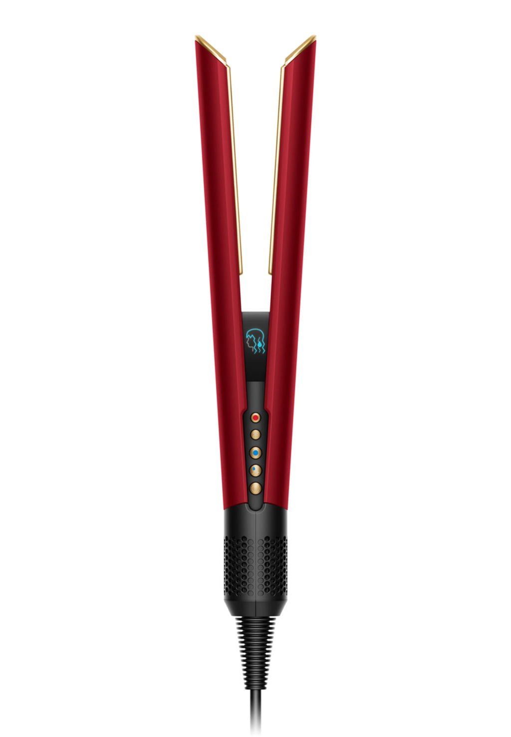 Dyson AIRSTRAIT™ - Hair Styling Tool - red velvet & gold